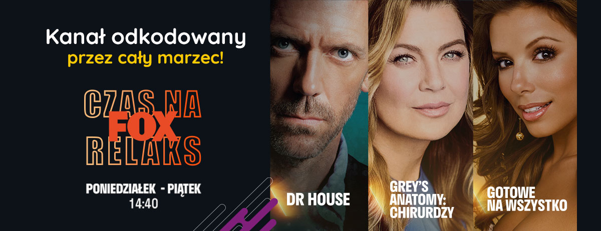 Otwarte okno FOX - czas na relaks z telewizją FOX